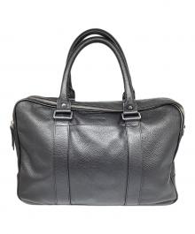 COLE HAAN（コールハーン）の古着「レザーブリーフケース ブラック」｜ブラック