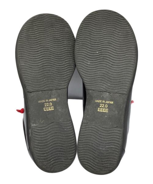 慈雨（ジウ）慈雨 (ジウ) レザーシューズ　ブラック ブラック サイズ:22の古着・服飾アイテム