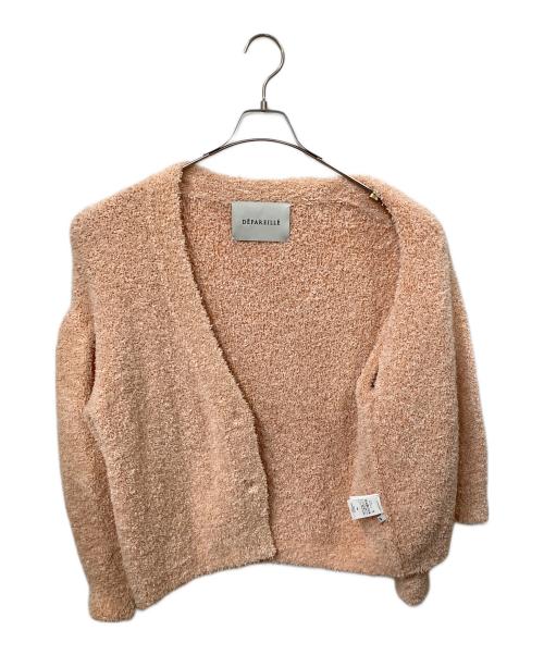DEPAREILLE（デパリエ）DEPAREILLE (デパリエ) カーディガン ピンク サイズ:38の古着・服飾アイテム