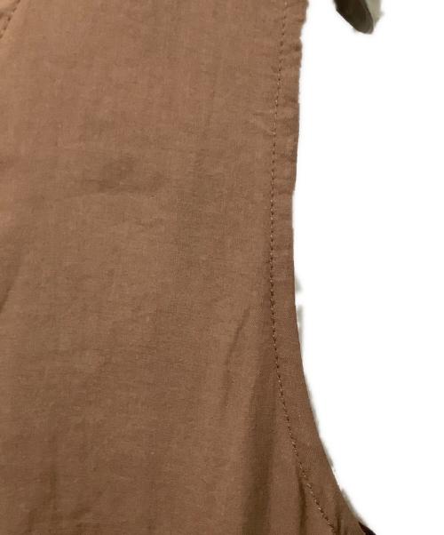 LE CERCLE par rope'（ル セルクル パー ロペ）LE CERCLE par rope' (ル セルクル パー ロペ) ノースリーブワンピース　ブラウン ブラウン サイズ:Free 未使用品の古着・服飾アイテム