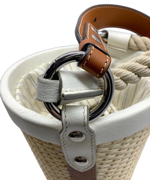 Maison Margiela（メゾンマルジェラ）Maison Margiela (メゾンマルジェラ) 2WAYバッグ アイボリーの古着・服飾アイテム