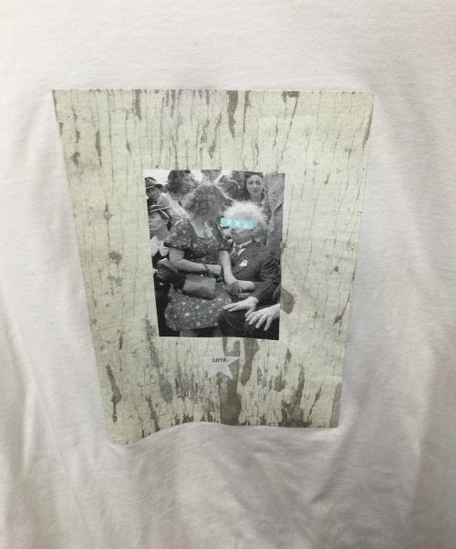 GOD SELECTION XXX（ゴッドセレクショントリプルエックス）GOD SELECTION XXX (ゴッドセレクショントリプルエックス) 長袖カットソー ホワイト サイズ:XLの古着・服飾アイテム