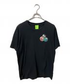 HUFハフ）の古着「半袖カットソー ブラック」｜ブラック