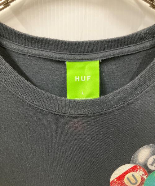 HUF（ハフ）HUF (ハフ) 半袖カットソー ブラック ブラック サイズ:Lの古着・服飾アイテム
