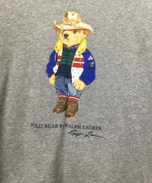 POLO RALPH LAUREN（ポロ・ラルフローレン）POLO RALPH LAUREN (ポロ・ラルフローレン) POLO BEAR スウェット グレー サイズ:Mの古着・服飾アイテム
