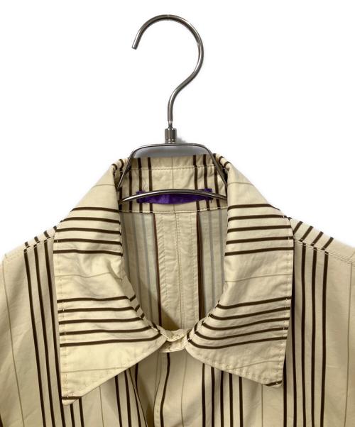 PAUL SMITH（ポールスミス）Paul Smith (ポールスミス) ストライプジャケット　イエロー×ブラウン アイボリー サイズ:Mの古着・服飾アイテム