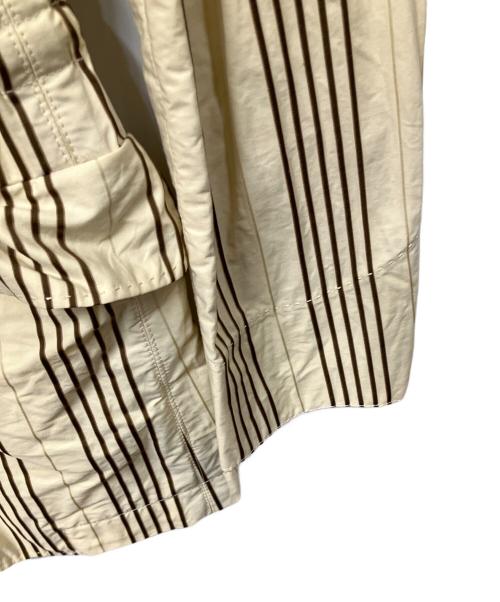 PAUL SMITH（ポールスミス）Paul Smith (ポールスミス) ストライプジャケット　イエロー×ブラウン アイボリー サイズ:Mの古着・服飾アイテム