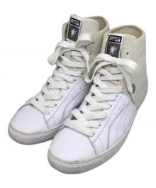 MIHARA YASUHIRO×PUMA（ミハラヤスヒロ×プーマ）の古着「ハイカットスニーカー」｜ホワイト×ベージュ