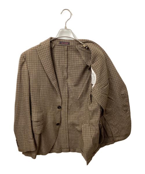 THE GIGI（ザ・ジジ）THE GIGI (ザ・ジジ) テーラードジャケット ブラウン ブラウン サイズ:48の古着・服飾アイテム