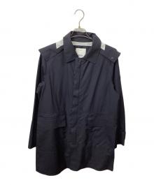 AIGLE（エーグル）の古着「ブリアンライディングコート マリンエーグル」｜ネイビー
