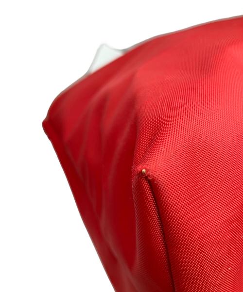LONGCHAMP（ロンシャン）LONGCHAMP (ロンシャン) ル・プリアージュ レッド×ブラウンの古着・服飾アイテム