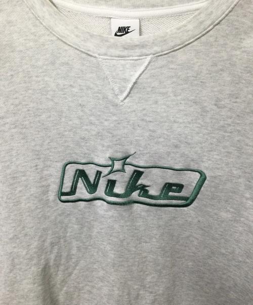 NIKE（ナイキ）NIKE (ナイキ) OVER SIZED CREW NECK TOP グレー サイズ:Mの古着・服飾アイテム
