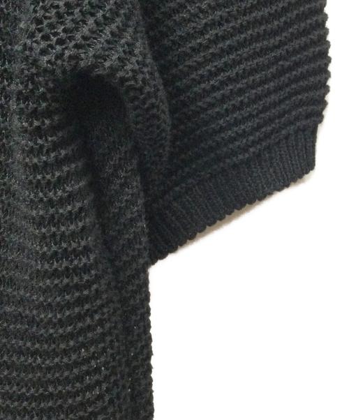 SASQUATCHfabrix.（サスクワッチファブリックス）SASQUATCHfabrix. (サスクワッチファブリックス) ニットポロシャツ ブラック サイズ:Mの古着・服飾アイテム