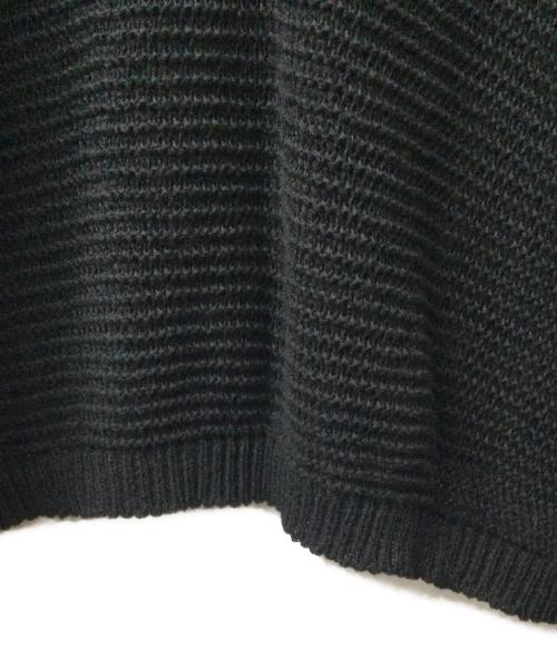 SASQUATCHfabrix.（サスクワッチファブリックス）SASQUATCHfabrix. (サスクワッチファブリックス) ニットポロシャツ ブラック サイズ:Mの古着・服飾アイテム