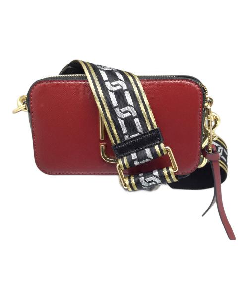 MARC JACOBS（マークジェイコブズ）MARC JACOBS (マークジェイコブス) ザカラーブロック　スナップショット ブラック×レッドの古着・服飾アイテム