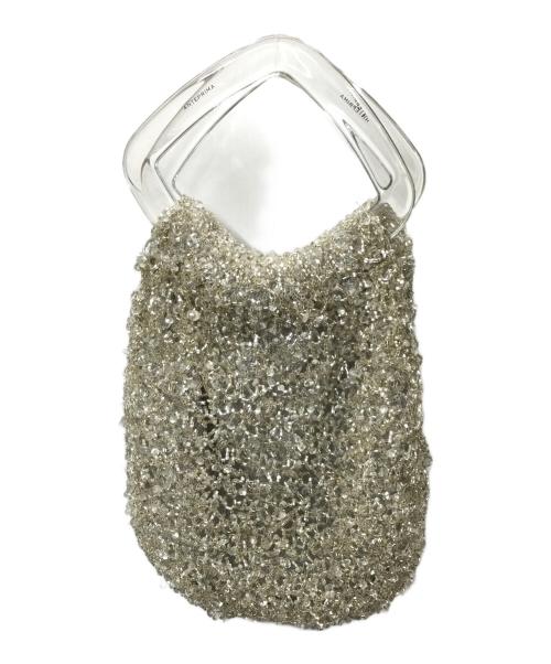 ANTEPRIMA（アンテプリマ）ANTEPRIMA (アンテプリマ) ビーズワイヤーハンドバッグ  グレーの古着・服飾アイテム