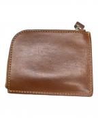 土屋鞄ツチヤカバン）の古着「ナチュラルヌメ革Lファスナー」