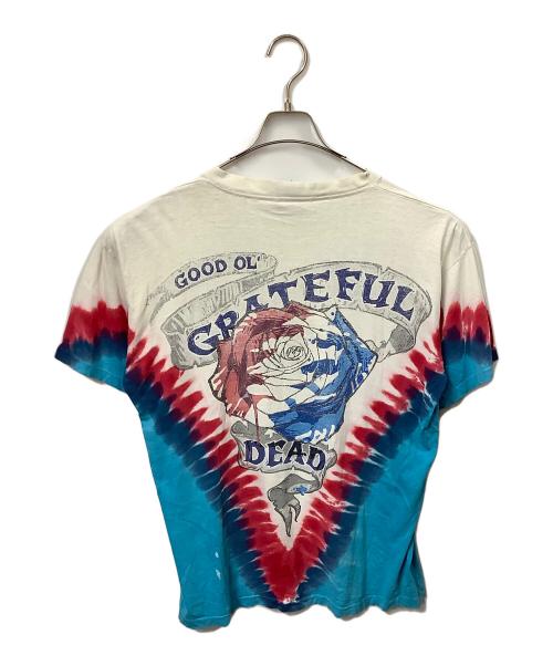 LIQUID BLUE（リキッドブルー）LIQUID BLUE (リキッドブルー) GREATFUL DEAD シングルステッチバンドT ブルー サイズ:Freeの古着・服飾アイテム