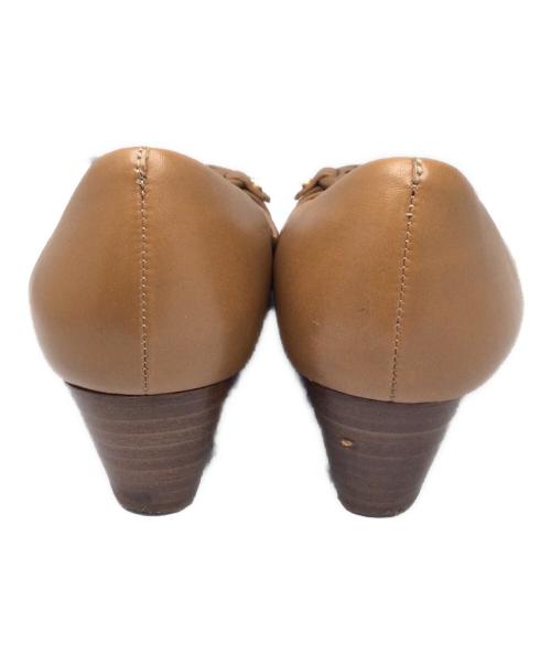 TORY BURCH（トリーバーチ）TORY BURCH (トリーバーチ) MINI MILLER 4MM WEDGE VEG NAPPA ブラウン サイズ:6.5の古着・服飾アイテム