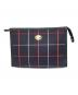 Burberry's（バーバリーズ）の古着「クラッチバッグ チェック ネイビー」｜ネイビー