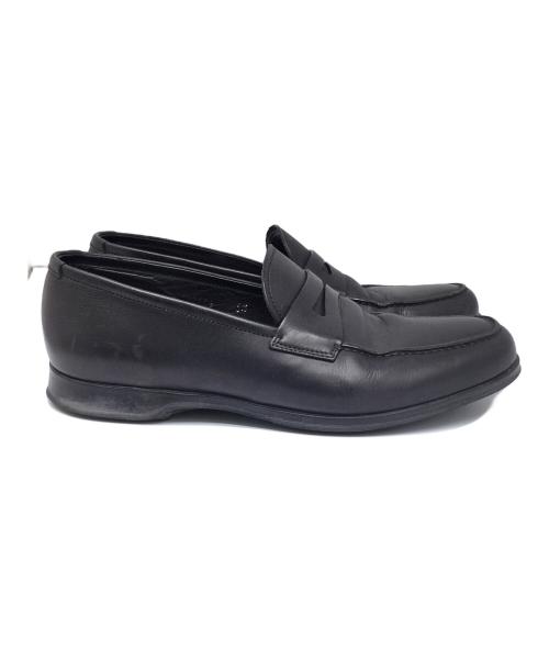 PRADA（プラダ）PRADA (プラダ) コインローファー ブラック ブラック サイズ:24.5の古着・服飾アイテム