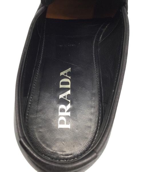 PRADA（プラダ）PRADA (プラダ) コインローファー ブラック ブラック サイズ:24.5の古着・服飾アイテム