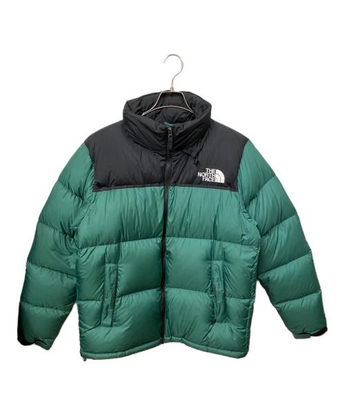 THE NORTH FACE（ザ ノース フェイス）THE NORTH FACE (ザ ノース フェイス) NUPTSE JACKET グリーン×ブラック サイズ:XLの古着・服飾アイテム