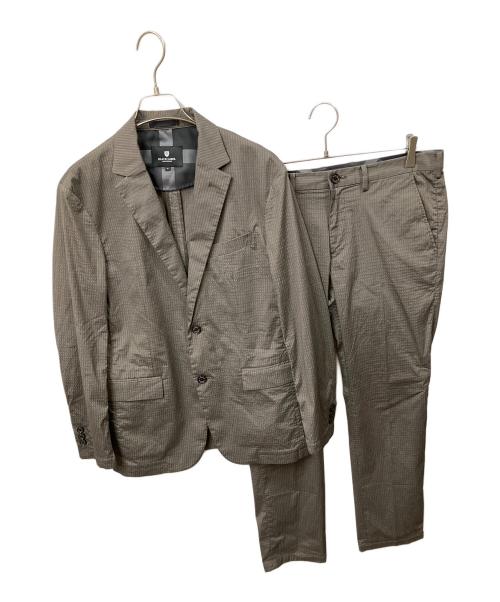 BLACK LABEL CRESTBRIDGE（ブラックレーベル クレストブリッジ）BLACK LABEL CRESTBRIDGE (ブラックレーベル クレストブリッジ) セットアップスーツ ブラウン ブラウン サイズ:Mの古着・服飾アイテム