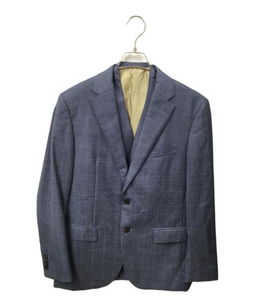 BLACK LABEL CRESTBRIDGE（ブラックレーベル クレストブリッジ）BLACK LABEL CRESTBRIDGE (ブラックレーベル クレストブリッジ) 3ピーススーツ ネイビー ネイビー サイズ:Lの古着・服飾アイテム