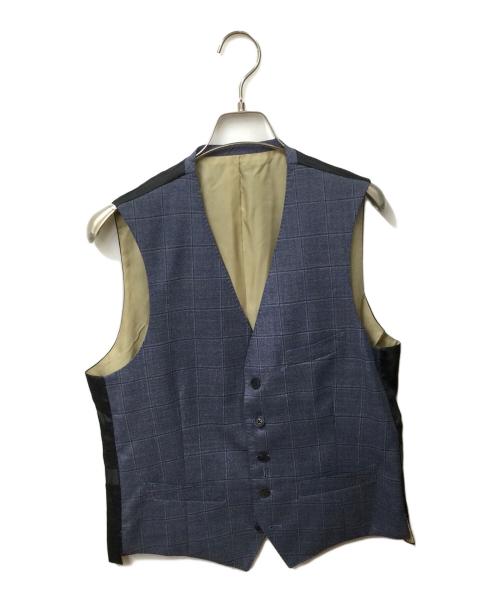 BLACK LABEL CRESTBRIDGE（ブラックレーベル クレストブリッジ）BLACK LABEL CRESTBRIDGE (ブラックレーベル クレストブリッジ) 3ピーススーツ ネイビー ネイビー サイズ:Lの古着・服飾アイテム