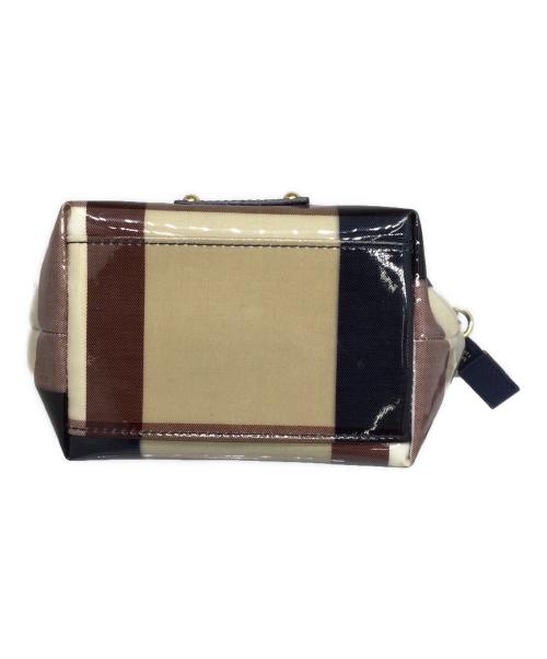 BLUE LABEL CRESTBRIDGE（ブルーレーベルクレストブリッジ）BLUE LABEL CRESTBRIDGE (ブルーレーベルクレストブリッジ) ショルダーバッグ ベージュ×ネイビー ベージュ×ネイビーの古着・服飾アイテム