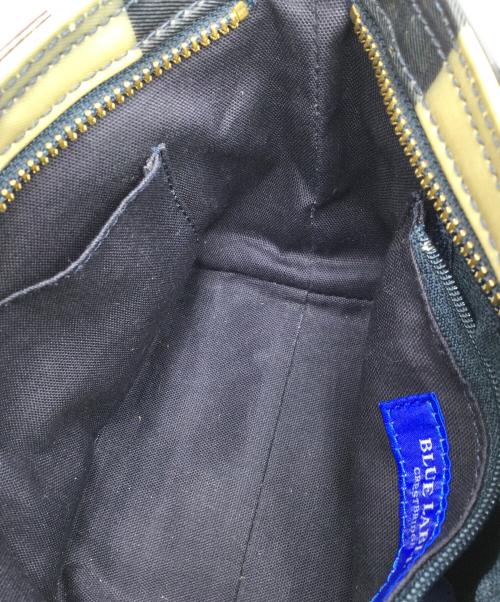 BLUE LABEL CRESTBRIDGE（ブルーレーベルクレストブリッジ）BLUE LABEL CRESTBRIDGE (ブルーレーベルクレストブリッジ) ショルダーバッグ ベージュ×ネイビー ベージュ×ネイビーの古着・服飾アイテム