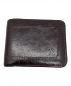 LOUIS VUITTONルイ ヴィトン）の古着「ポルトビエ 6 カルトクレディ」｜ブラウン