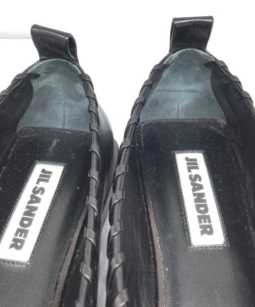 JIL SANDER（ジルサンダー）JIL SANDER (ジルサンダー) メタルアンクレットスクエアトゥ ブラック サイズ:24の古着・服飾アイテム