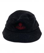 Vivienne Westwoodヴィヴィアンウエストウッド）の古着「コーデュロイバケットハット」｜ブラック