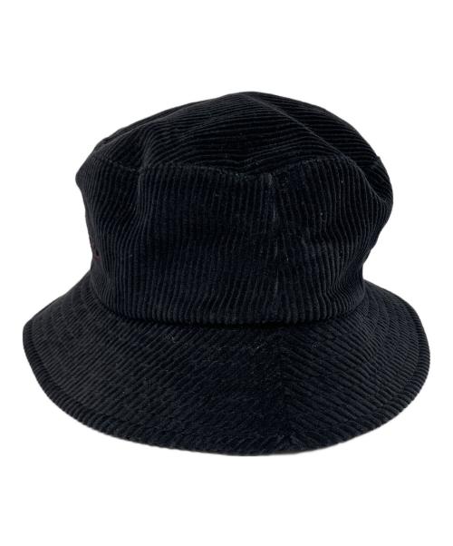 Vivienne Westwood（ヴィヴィアンウエストウッド）Vivienne Westwood (ヴィヴィアンウエストウッド) コーデュロイバケットハット ブラックの古着・服飾アイテム