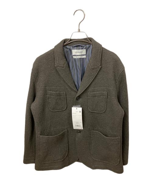 nano・universe（ナノ・ユニバース）nano・universe (ナノ・ユニバース) GRIFFIN HARTLAND (グリフィン ハートランド) 別注スクールジャケット カーキ サイズ:Mの古着・服飾アイテム