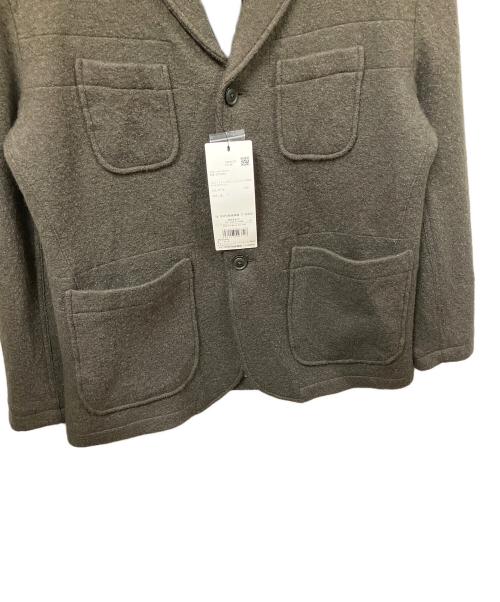 nano・universe（ナノ・ユニバース）nano・universe (ナノ・ユニバース) GRIFFIN HARTLAND (グリフィン ハートランド) 別注スクールジャケット カーキ サイズ:Mの古着・服飾アイテム
