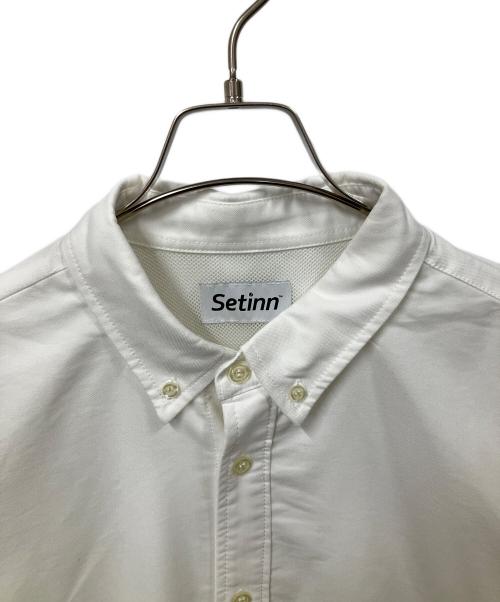 SETINN（セットイン）SETINN (セットイン) BEAMS (ビームス) 長袖シャツ ホワイト ホワイト サイズ:Lの古着・服飾アイテム
