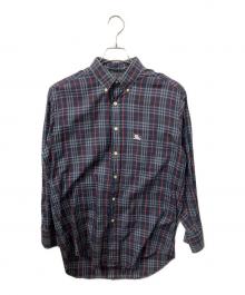 Burberry's（バーバリー）の古着「長袖シャツ」｜ネイビー
