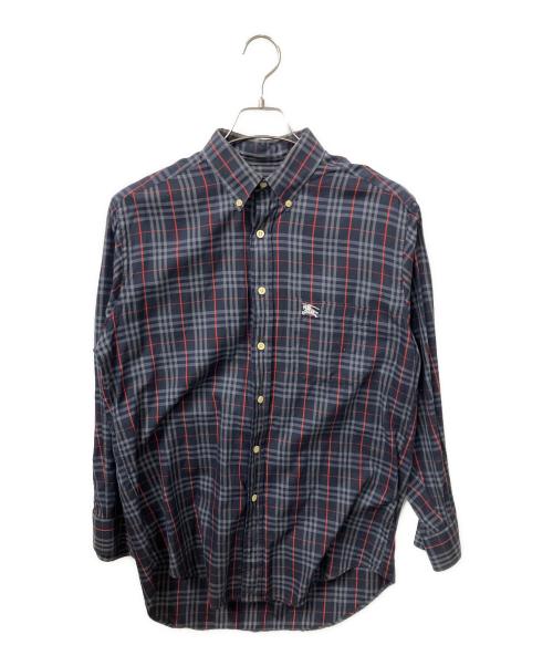 Burberry's（バーバリー）Burberry's (バーバリー) 長袖シャツ ネイビー サイズ:Mの古着・服飾アイテム