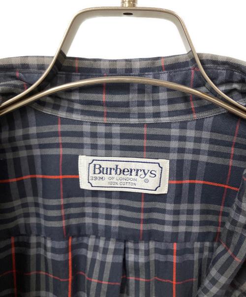 Burberry's（バーバリー）Burberry's (バーバリー) 長袖シャツ ネイビー サイズ:Mの古着・服飾アイテム