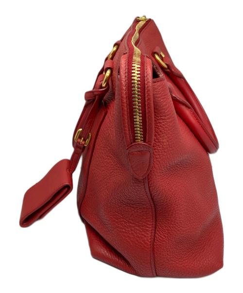 PRADA（プラダ）PRADA (プラダ) 2WAYバッグ レッド レッドの古着・服飾アイテム