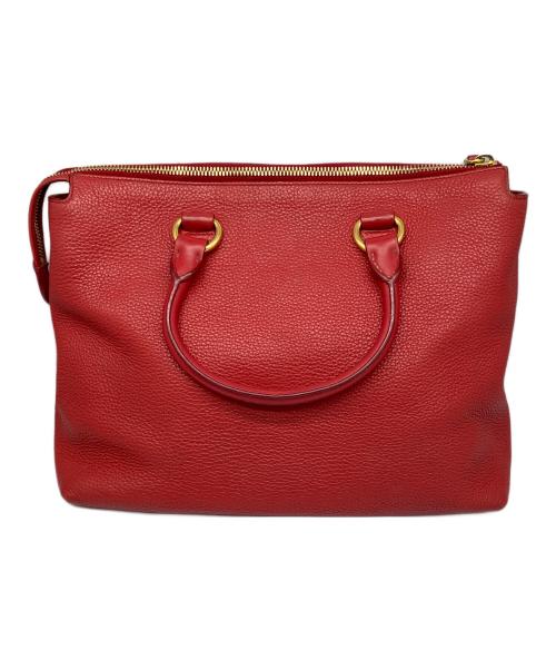 PRADA（プラダ）PRADA (プラダ) 2WAYバッグ レッド レッドの古着・服飾アイテム