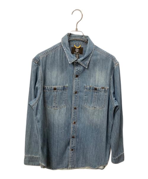 Timberland（ティンバーランド）Timberland (ティンバーランド) デニムワークシャツ インディゴ サイズ:Mの古着・服飾アイテム