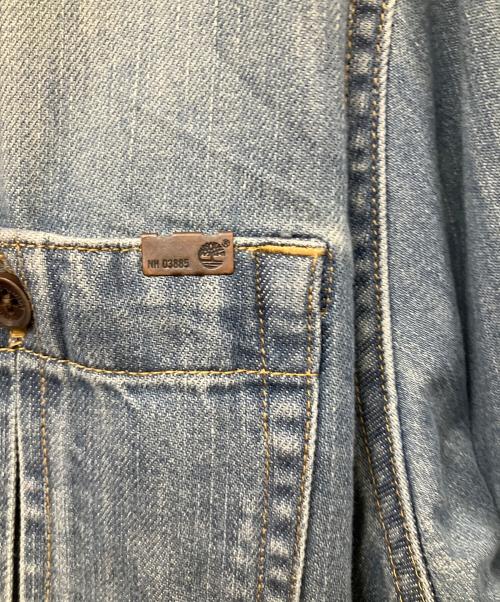 Timberland（ティンバーランド）Timberland (ティンバーランド) デニムワークシャツ インディゴ サイズ:Mの古着・服飾アイテム
