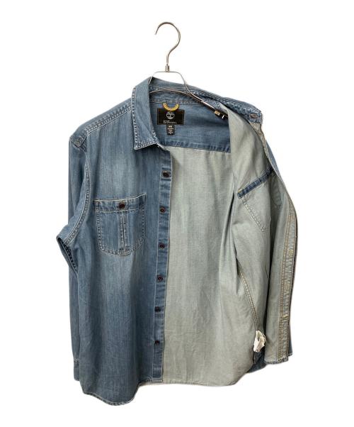 Timberland（ティンバーランド）Timberland (ティンバーランド) デニムワークシャツ インディゴ サイズ:Mの古着・服飾アイテム
