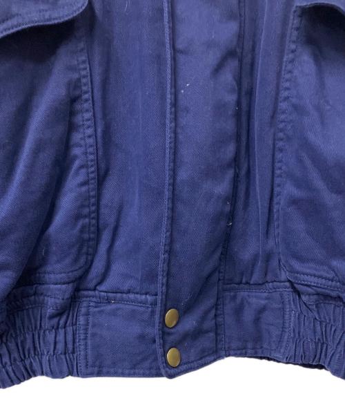 UNIQUE（ユニーク）UNIQUE (ユニーク) ブルゾン ネイビ- ネイビー サイズ:Mの古着・服飾アイテム