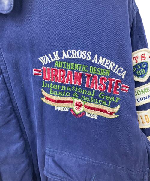 UNIQUE（ユニーク）UNIQUE (ユニーク) ブルゾン ネイビ- ネイビー サイズ:Mの古着・服飾アイテム