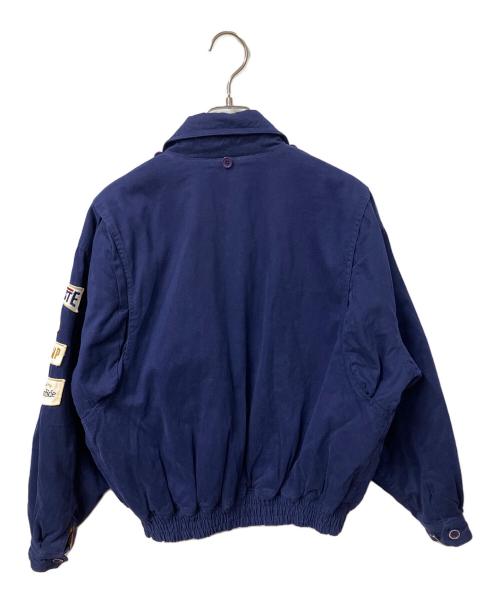 UNIQUE（ユニーク）UNIQUE (ユニーク) ブルゾン ネイビ- ネイビー サイズ:Mの古着・服飾アイテム